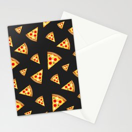 Cool and fun pizza slices pattern Stationery Card