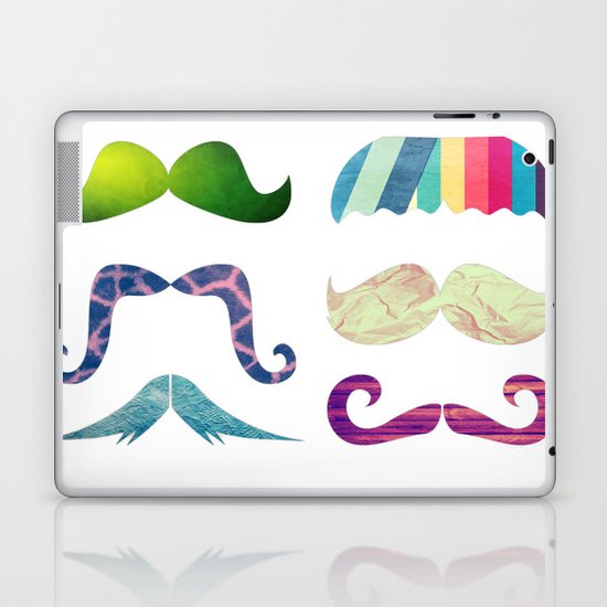 mustache BOOM Laptop & iPad Skin