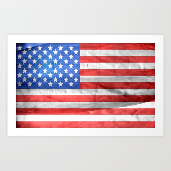 American Flag Art Print