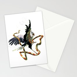 Secretary bird Stationery Card