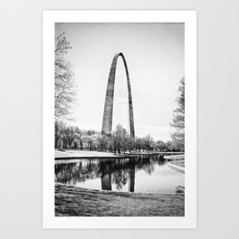 The St. Louis Arch Art Print