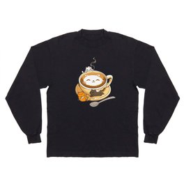 Latte Cat Long Sleeve T-shirt