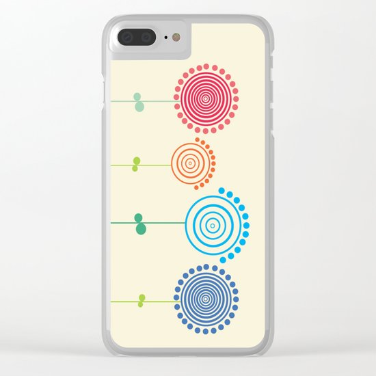 Flowers Clear iPhone Case
