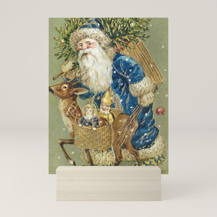 A Merry Christmas 1900 Father Christmas Festive Vintage Santa