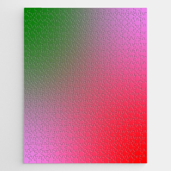 62 Rainbow Gradient Colour Palette 220506 Aura Ombre Valourine Digital Minimalist Art Jigsaw Puzzle