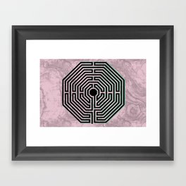 Labyrinth of Amiens  Framed Art Print