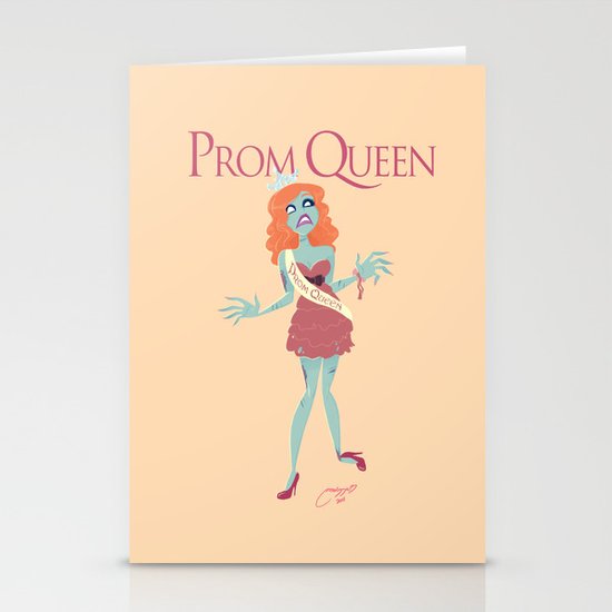 prom queen Stationery Cards