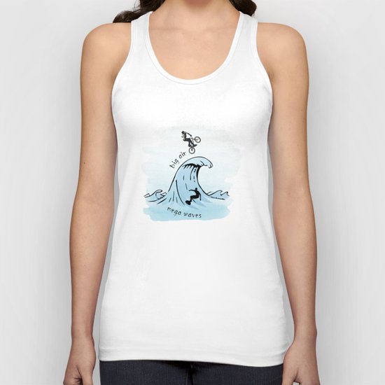 big air, mega waves Unisex Tank Top