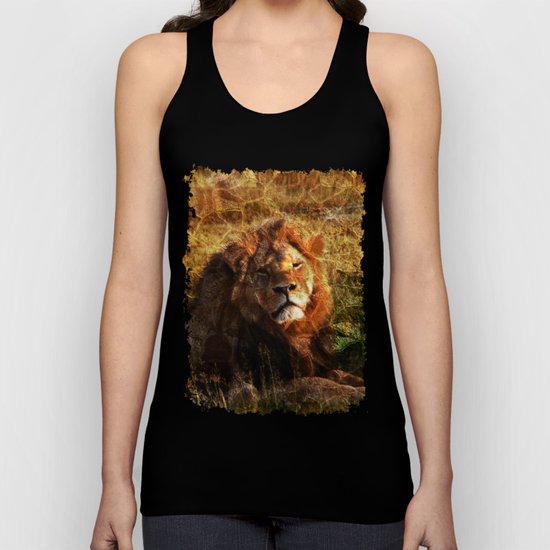 Cecil, the Lion Unisex Tank Top