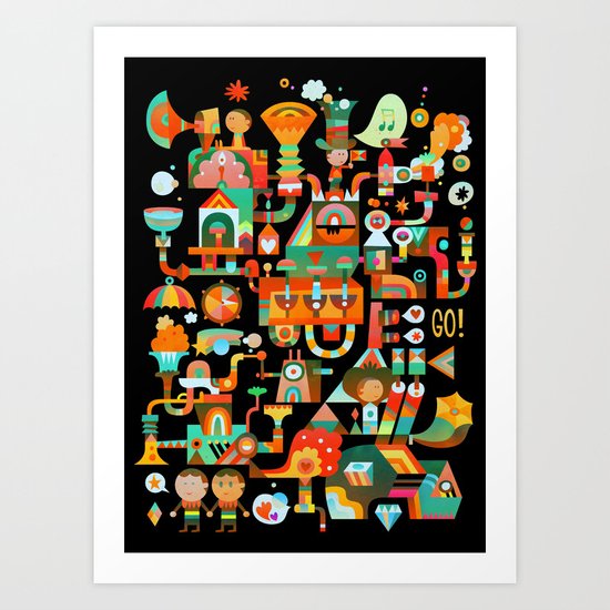 The Chipper Widget (Remix) Art Print