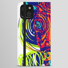 Toxic Frenzy iPhone Wallet Case
