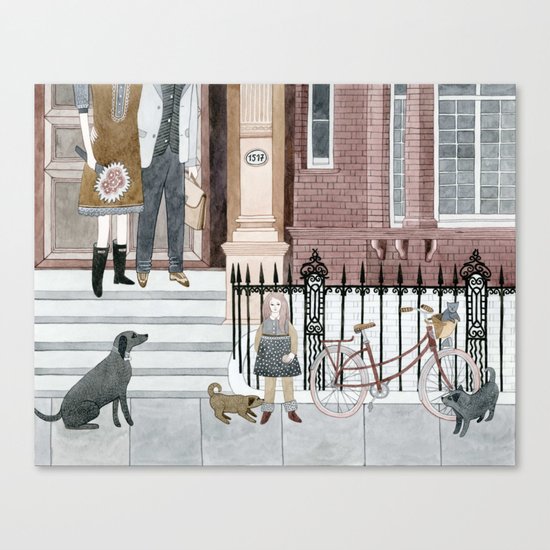 Family Out Canvas Print