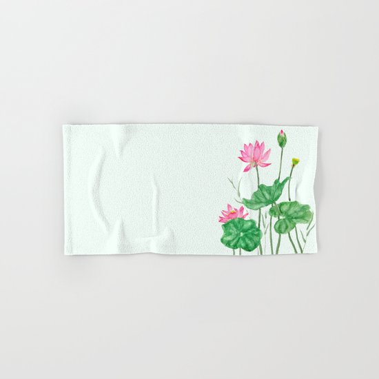 lotus flower Hand & Bath Towel