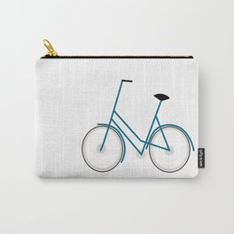 Bluebike Carry-All Pouch | Drawing, Graphic, Design, Bicyclette, Graphicdesign, Blue, Digital, Bike, Bleu 