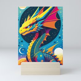 Cosmic Dragon Mini Art Print