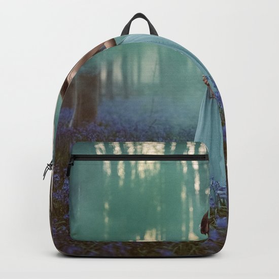 Girl in forest 2 Backpack
