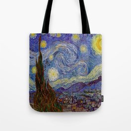 Starry Night van Gogh Tote Bag