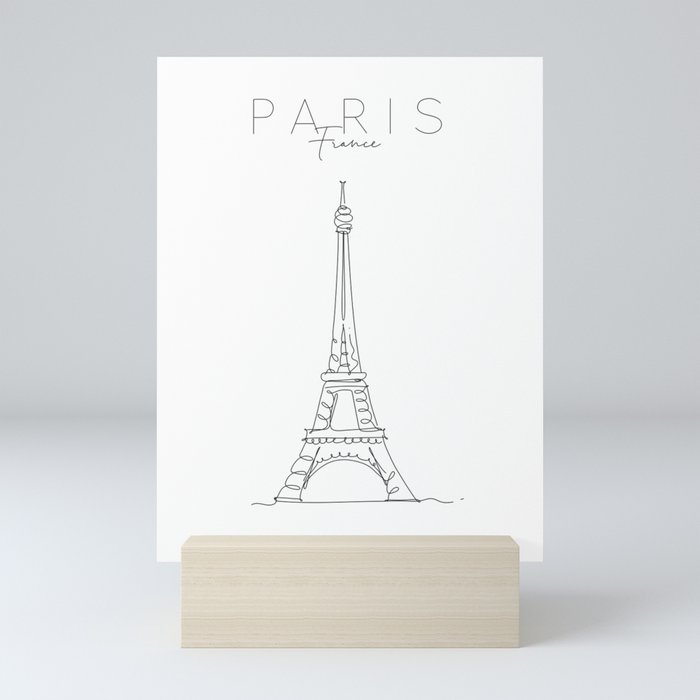 Paris Eiffel Tower Mini Art Print