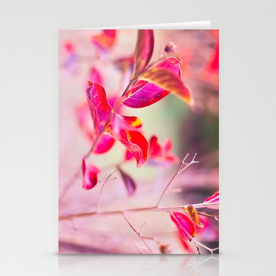 Princess Leaves Stationery Cards