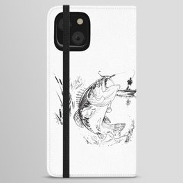 Bass Fishing iPhone Wallet Case