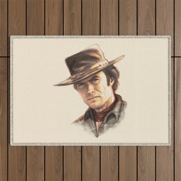 Clint Eastwood tribute Outdoor Rug