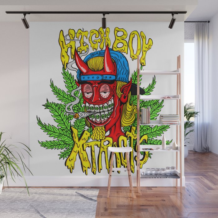 Highboy Extracts logo Wall Mural
