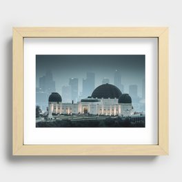 Griffith Observatory Recessed Framed Print