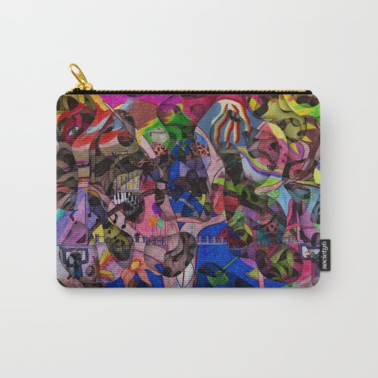 Little bitty bits of time floating freely in the mind Carry-All Pouch