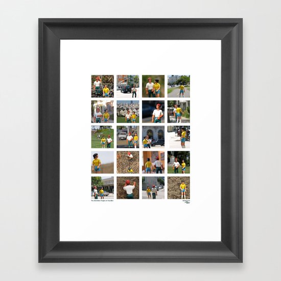 The Adventure People on Vacation Framed Art Print