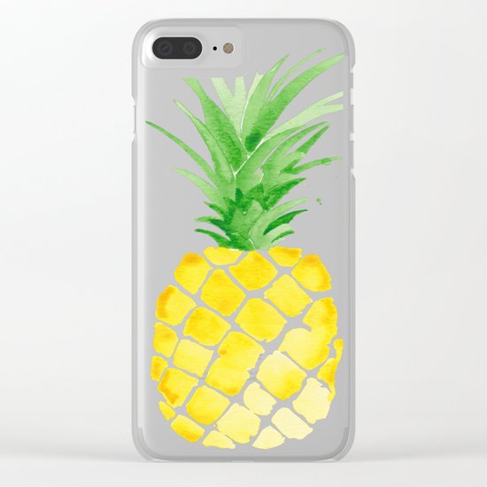 Pineapple Clear iPhone Case