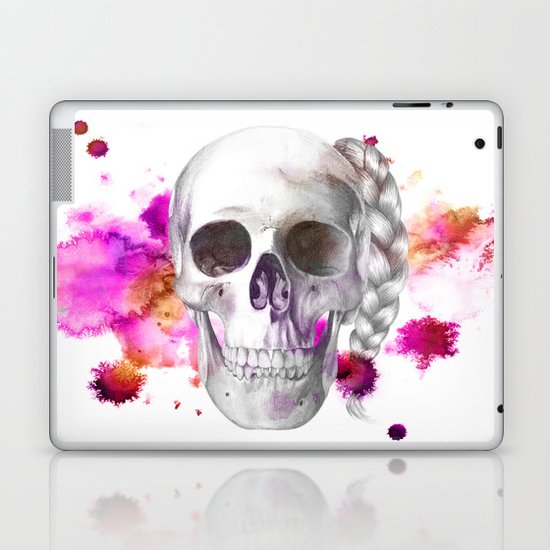 Braided Skull Laptop & iPad Skin