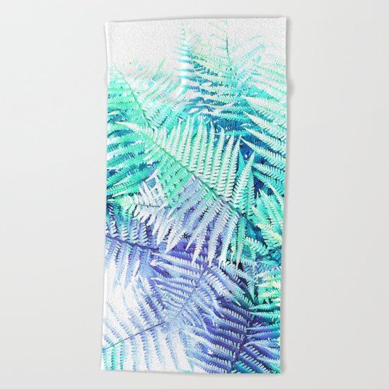 Wild Fern Jungle Beach Towel