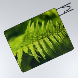 Green leaf Picnic Blanket
