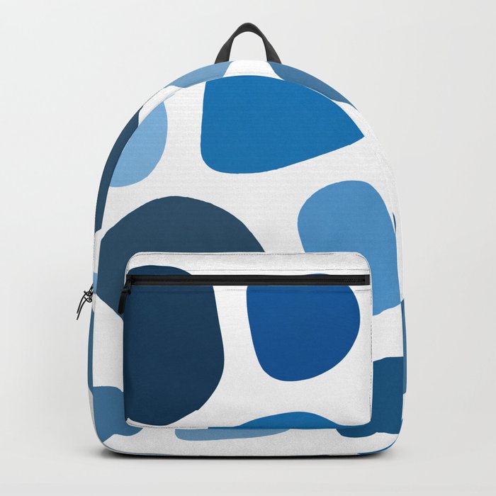 Geometric minimal color stone composition 2 Backpack