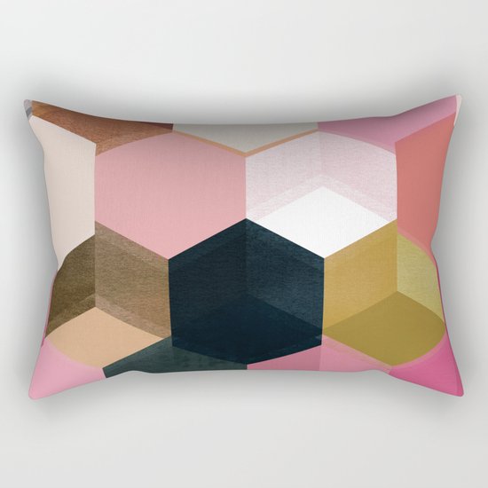 colour + pattern 17 Rectangular Pillow