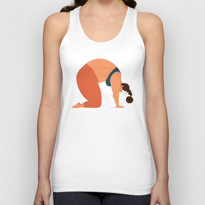 Yoga With Cat 22 Tank Top