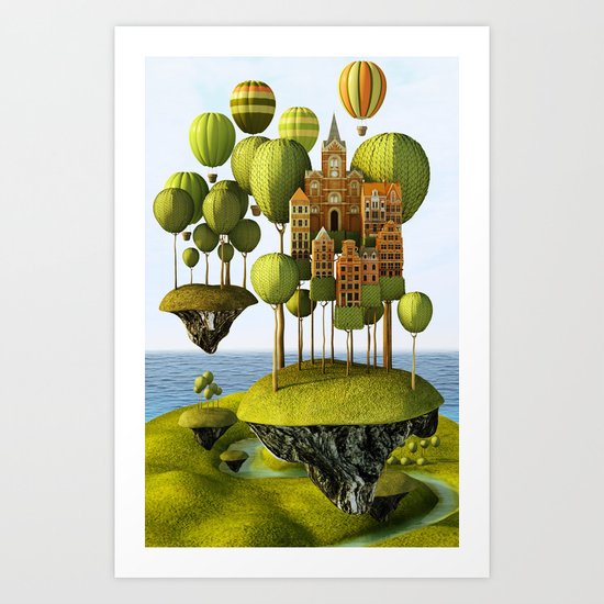 City in the Sky Art Print