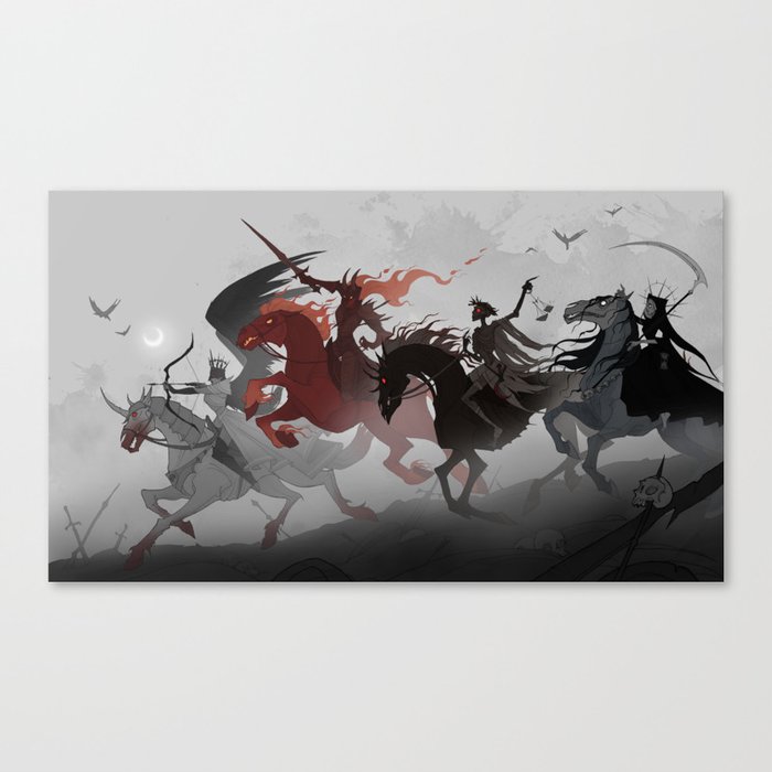Four Horsemen of the Apocalypse Canvas Print