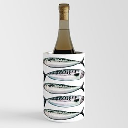 Mackerel - Watercolor fish illustration Wine Chiller
