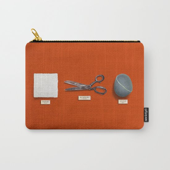 Paper, Scissors, Stone Carry-All Pouch