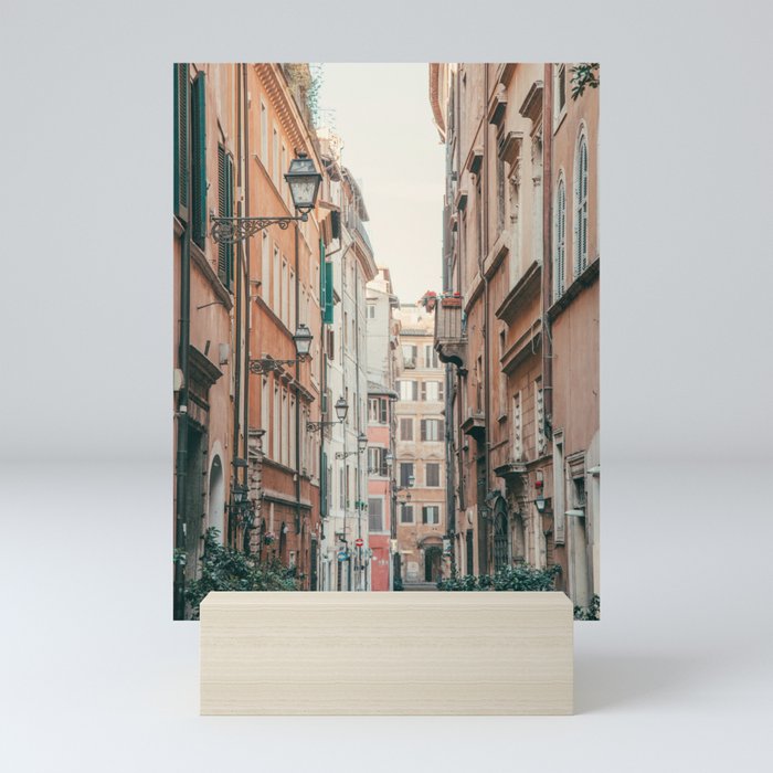 Roman Street - Rome Italy Travel Photography Mini Art Print