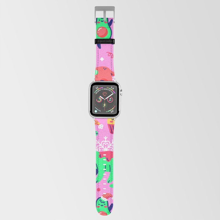 Crazy Christmas Pattern Apple Watch Band