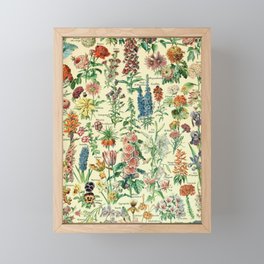 Fleurs - Millot Framed Mini Art Print