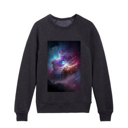 Space Nebula Galaxy Astronomy Kids Crewneck