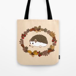 Kawaii hedgehog Tote Bag