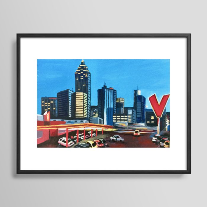 Varsity, Atlanta, Georgia Framed Art Print