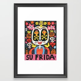 DOLOR FELIZ GRACIAS Framed Art Print