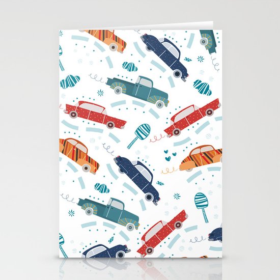 50's cars Stationery Cards