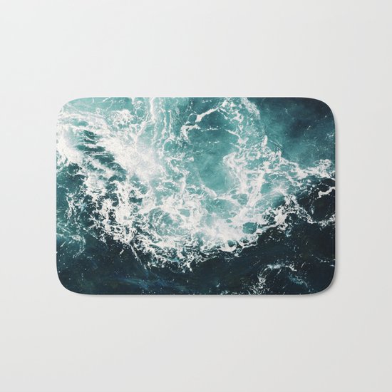 Sea waves II Bath Mat