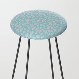 Bohemian Clouds Pastel Blue Counter Stool